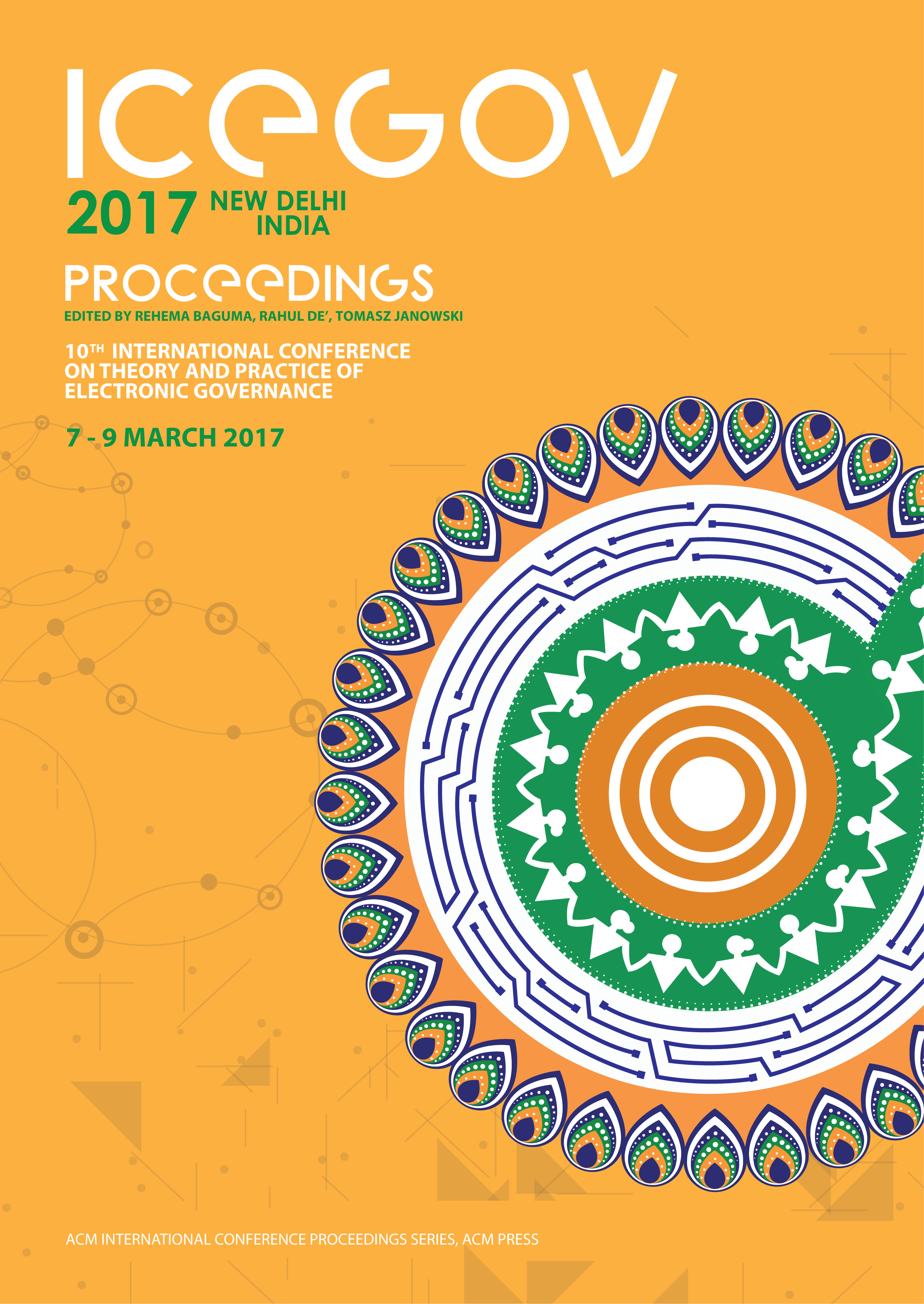 ICEGOV2017 Proceedings cover news item