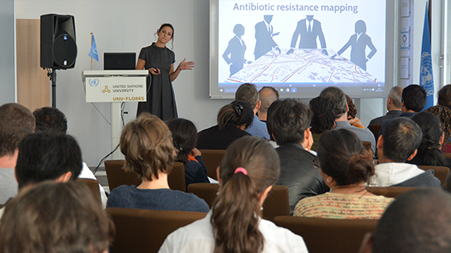Serena Caucci (UNU-FLORES) presents at Nexus Seminar No. 14