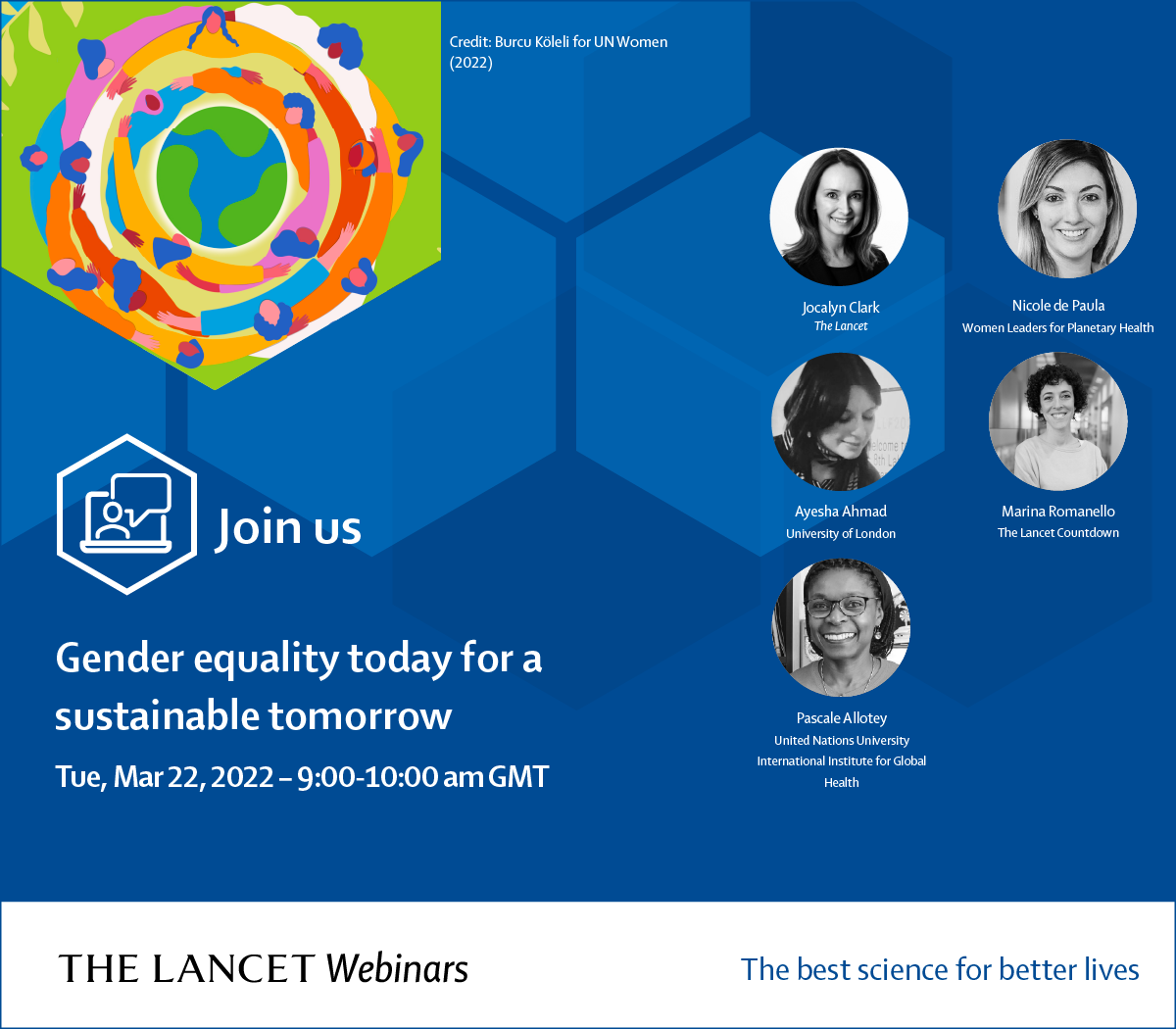 heroisk For tidlig indlogering The Lancet Webinar: Gender equality today for a sustainable tomorrow -  International Institute for Global Health