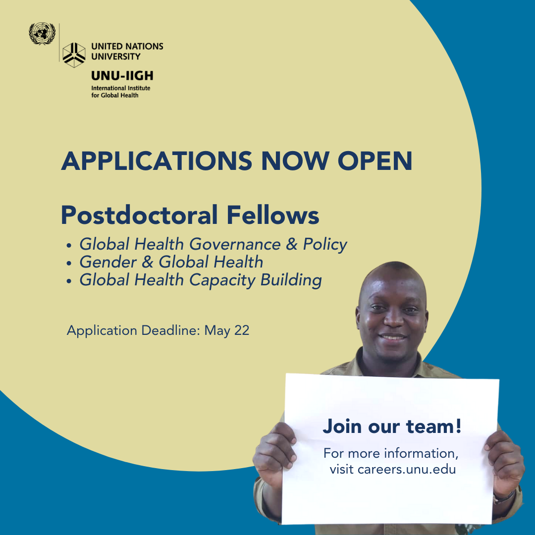 Postdoctoral Fellowship 2022 International Institute For Global Health