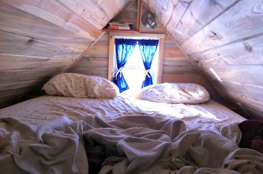 A tiny bedroom. Photo: Shareable. 
