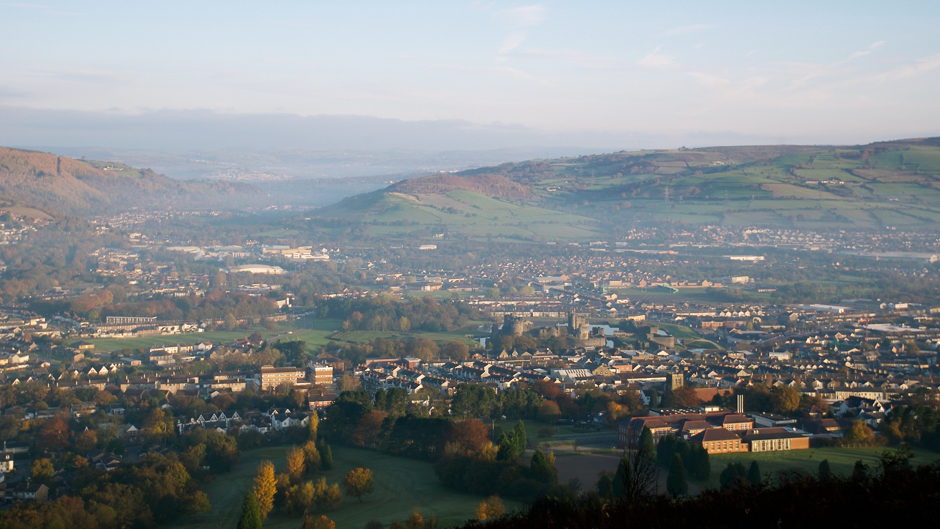 Caerphilly County Borough is dedicated to enabling its citizens to "live longer, healthier, more fulfilled lives”. Photo: Stuart Herbert. Creative Commons BY 2.0 (cropped).