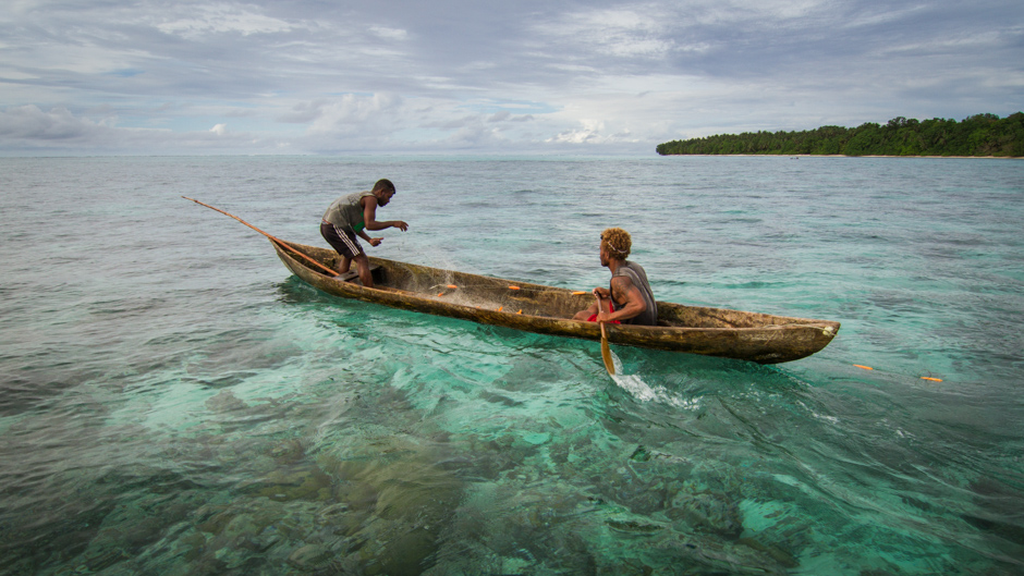 Two fisherman Malaita Province, Solomon Islands