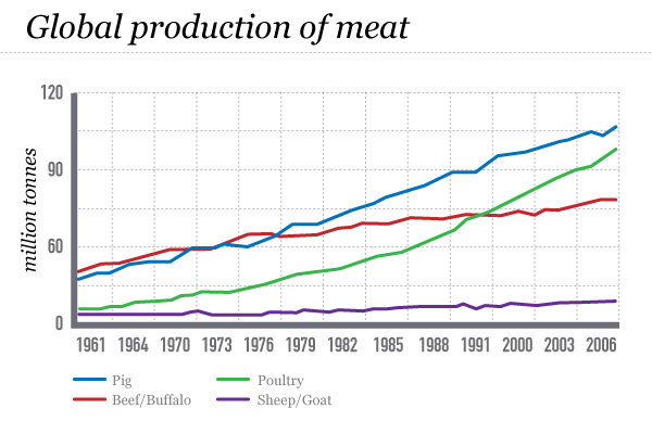 Meat Consumption Chart