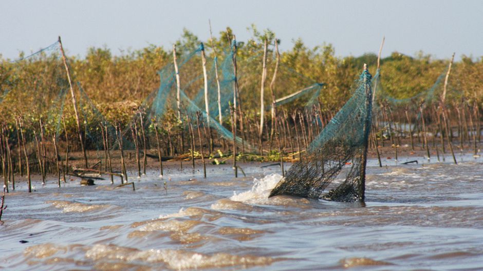 漁網。写真：ナガルジュン・カンドゥクル