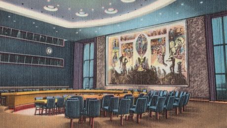 国連の起源 フランクリン・D・ルーズベルトとウィンストン・チャーチルは、新しい安全保障機関の創設を提案した。